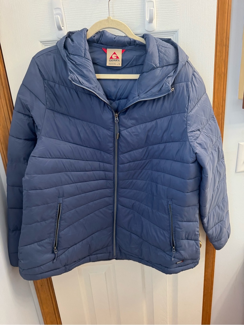 Gerry  Women’s Blue Puffer Hooded Jacket